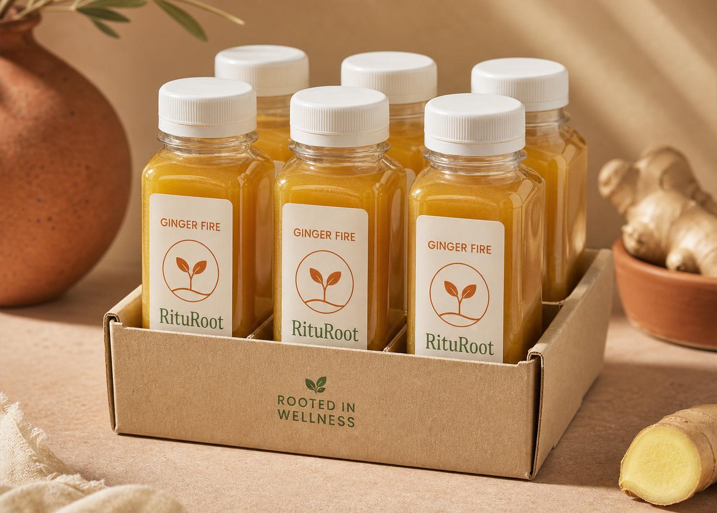 Ginger Fire 6-pack från RituRoot